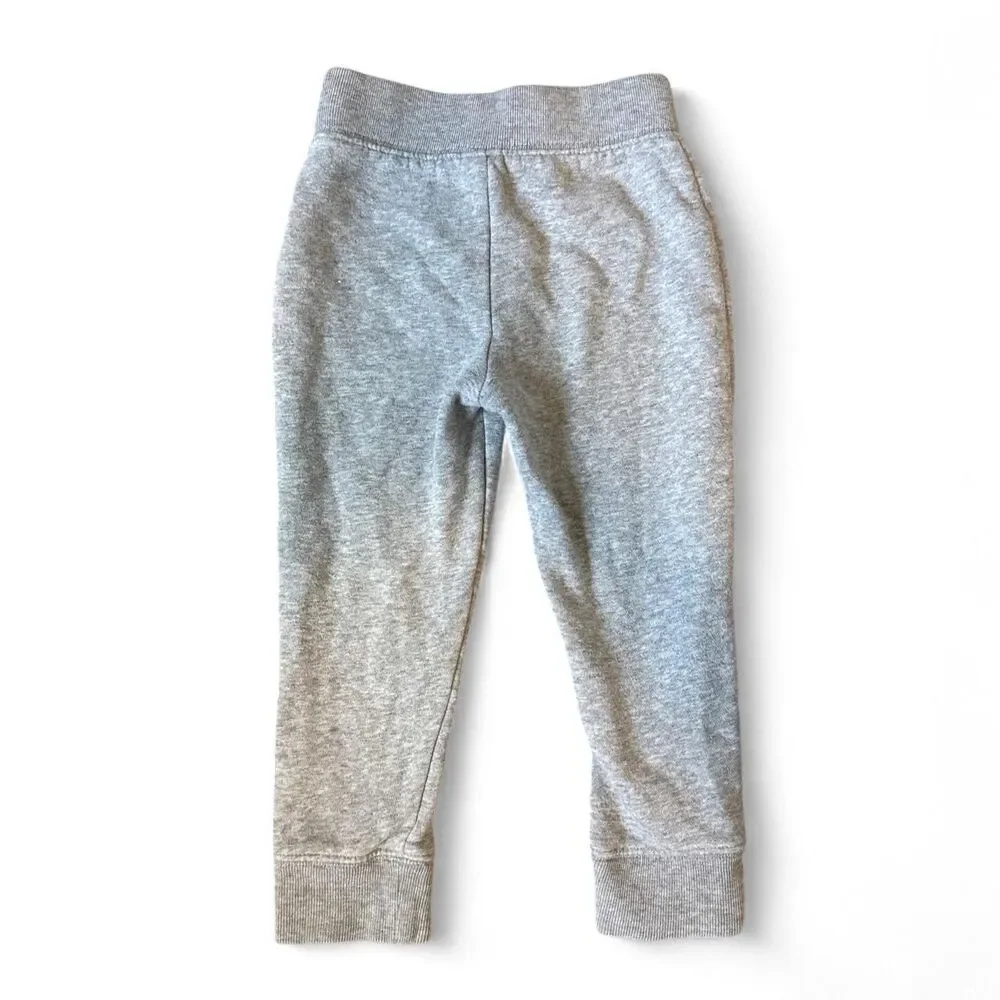 Baby Gap Girls Gray Fleece Jogger Sweatpants | 3 Years